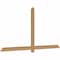 Ekena Millwork Eugene Smooth Timber Gable Bracket, Western Red Cedar, 84"W x 42"H x 1 1/2"D x 3 1/2"F, 12/12 Pitch GBW084X42X0204EUG00SWR - alternate 3